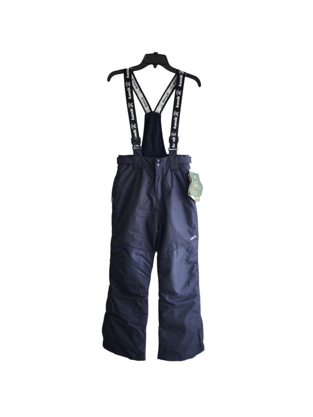 Kamik Kids Snow Pants With Adjustable Suspenders Black Size 12 Waterproof